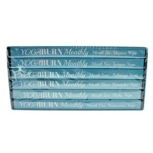 Yoga Burn Monthly Entire Collection 6 DVD Box Set Vinyasa Ashtanga Restorative